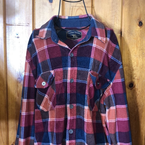 Freedom foundry flannel men’s shirt fleece size large colorful men’s fla… - Picture 3 of 7